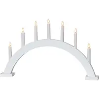 Star Trading - Trapp Sähkökynttelikkö 34 cm Valkoinen