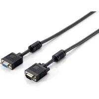 Equip 118802, 5 m, VGA (D-Sub), VGA (D-Sub), Uros, Naaras, Musta