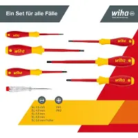 Wiha Ruuvimeisselisetti SoftFinish; 7 kpl.