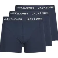 Jack & Jones Bokserishortsit 'Anthony' tummansininen / valkoinen