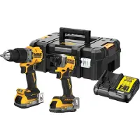 DeWalt COMBO 18V WKĘTARKA UDAROWA DCD805 + ZAKRĘTARKA DCF850 2x1,7Ah POWERSTACK DCK2050E2T