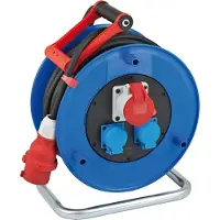 Brennenstuhl 30m H07RN-F 5G2,5, 30 m, IP44, Monivärinen, 3 AC-pistorasia(a), 230 V, 16 A (1237980)