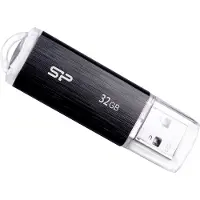 Silicon Power Ultima U02, 32 GB, USB A-tyyppi, 2.0, Suojus, 8 g, Musta (SP032GBUF2U02V1K)