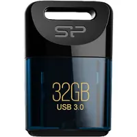 Silicon Power Jewel J06, 32 GB, USB A-tyyppi, 3.2 Gen 1 (3.1 Gen 1), Suojus, 3,6 g, Sininen (SP032GBUF3J06V1D)