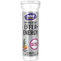 Now , Sports, Effer-Energy, Tropical Punch, 10 Tablets, 1.9 oz (54 g)