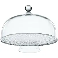 Nachtmann Bossa Nova Footed Cake Plate with Dome