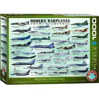 Eurographics Palapeli , 6000-0076, Modern Warplanes, 1000 kpl