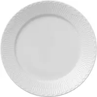 Royal Copenhagen - White Fluted Half Lace Lautanen 25 cm