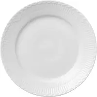 Royal Copenhagen - White Fluted Half Lace Lautanen 19 cm