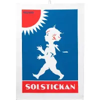 Solstickan - Keittiöpyyhe 50x70 cm Punainen/Sininen