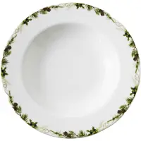 Magnor - Nostalgi Lautanen syvä 23 cm Valkoinen/Vihreä