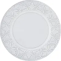 Bordallo Pinheiro - Rua Nova Lautanen 28 cm Antiikinvalkoinen