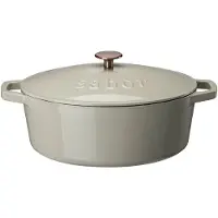 Sabor - Valurautapata 5,7 L Lämmin harmaa