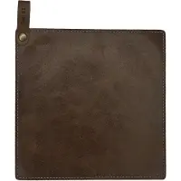 Crafted - Leather Patalappu 21x21 cm Ruskea