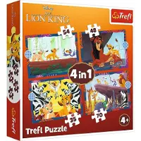 Trefl DISNEY Palapelisetti 4in1 Leijonakuningas