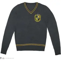 Harry Potter - Hufflepuff - Grey Knitted Sweater - Small