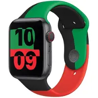 Apple Watch 44mm -urheiluranneke, Black Unity