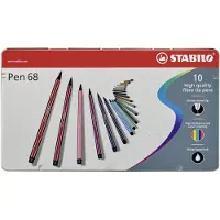Stabilo Tussit - Pen 68 Arty - 10 kpl. - Monivärinen - - OneSize - Tussit
