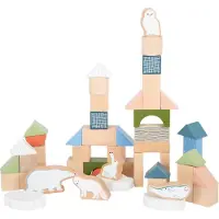 Small Foot Wooden Building Blocks Dino arpakuutiot puinen 12 m+ 20 kpl