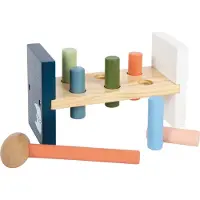 Small Foot - Wooden Hammer Bench Arctic 8 pcs.