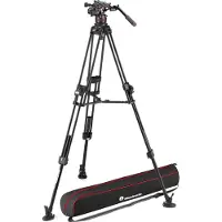 Manfrotto Video Nitrotech 612 + 645 Fast Twin MS alumiini jalustasetti