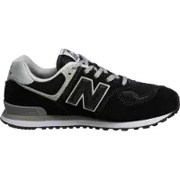 New Balance unisex for kids. GC574V1 Trainers 574 black (21), Flat, Laces, Casual, Sport, children's fashion