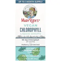 MaryRuth's , Vaihtoehtoinen Klorofylli Nestemäinen Kastike, Peppermint, 50 mg, 2 fl oz (60 ml)