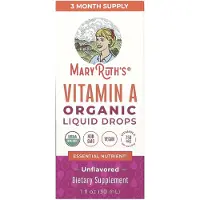 MaryRuth's , Orgaaninen Vitamiini A Nestemäinen Pienoiskuu, Ei maku, 750 mcg, 1 fl oz (30 ml)