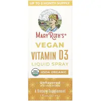 MaryRuth's , Kasvissyöjä Vitamiini D3 Nestemäinen Spray, Ei maustettu, 1 fl oz (30 ml)