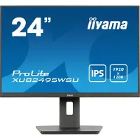 Iiyama ProLite XUB2495WSU-B7, 61,2 cm (24.1"), 1920 x 1200 pikseliä, WUXGA, LED, 4 ms, Musta