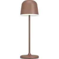 Eglo LED-pöytävalaisin Mannera, akku, ruosteenruskea himmennettävä, Ruskea/ruoste, Olohuone/ruokailutila, Metalli