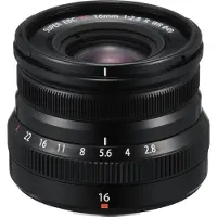 Fujifilm Fujinon XF 16mm f/2,8 WR musta