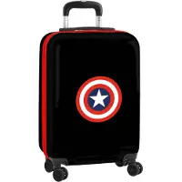 Big Buy Cooking Pieni hyttimatkalaukku Avengers Capitán América, musta
