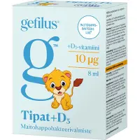 Gefilus Tipat + D3-vitamiini