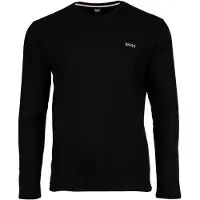 BOSS for man. 50535870 Waffle T-shirt black (M), Homewear, Cotton, Long sleeve