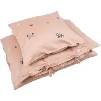 Filibabba Baby Bed Linen Gots - Magic Farm - Pink - ONE SIZE