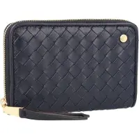 Abro Piuma Lompakko Nahka 15 cm Sininen
