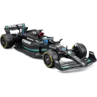 Bburago Mercedes W14 F1 Kilpa-auto 2023 Russell 1:24