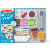 Melissa & Doug Ice Cream, 16 kpl, Ruoka & juomat, 2 vuosi/vuosia