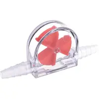 Alphacool Eisfluegel -virtausilmaisin, pleksi, 6-11mm, kirkas/punainen