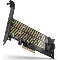 Axagon NVMe M.2 + NGFF M.2 -adapteri, PCIe 4.0 x4 + SATA, M/B&M/B-key