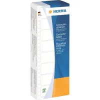 Herma 8181, Keltainen, Itse kiinnittyvä tulostintarra, Selluloosa, Paperi, Pistematriisi, Matta, 8,89 cm
