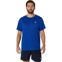 Asics Men's Core Short Sleeve Top Blue Lyhythihainen treenipaita S