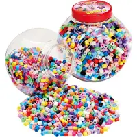 Hama Maxi Helmeä - 2000 kpl - Pinottavassa ämpärissä - - OneSize - Askarteluhelmet