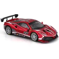 Bburago Miniatuurit koottuna - Burago - Ferrari 488 Challenge EVO - Punainen - Skaala 1/43 - 2020