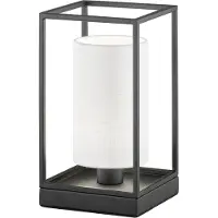 FISCHER&HONSEL GMBH Pöytävalaisin Gilli, Musta, Olohuone/ruokailutila, Metalli, Moderni
