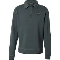 Superdry for man. M2013776A Half-zip sweatshirt with contrasting black stitching (L), Casual, Cotton