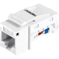 Trendnet TC-K25C6, Kulmikas, Valkoinen, RJ-45, Naaras, 10GBase-T, Kulta