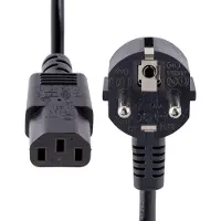 StarTech.com Power Cable EU Shuko to C13 3m Black