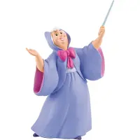 BULLYLAND Fairy Godmother Figuure - BULLY - Disney Cinderella - 11 cm - Purppura ja monivärinen